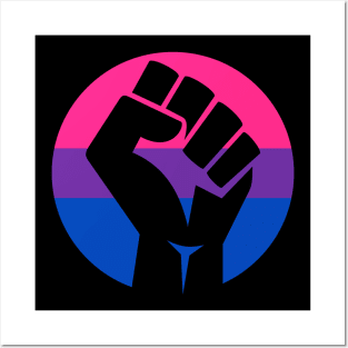 Bi Pride Fist Posters and Art